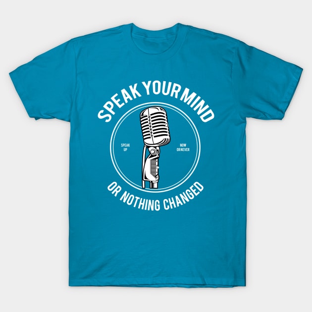 Antique Microphone T-Shirt by lionkingdesign